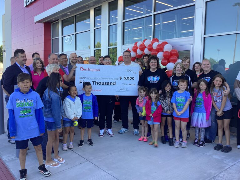 Burlington Stores donates $5,000 toward school supplies at Jennie Wilson Elementary School