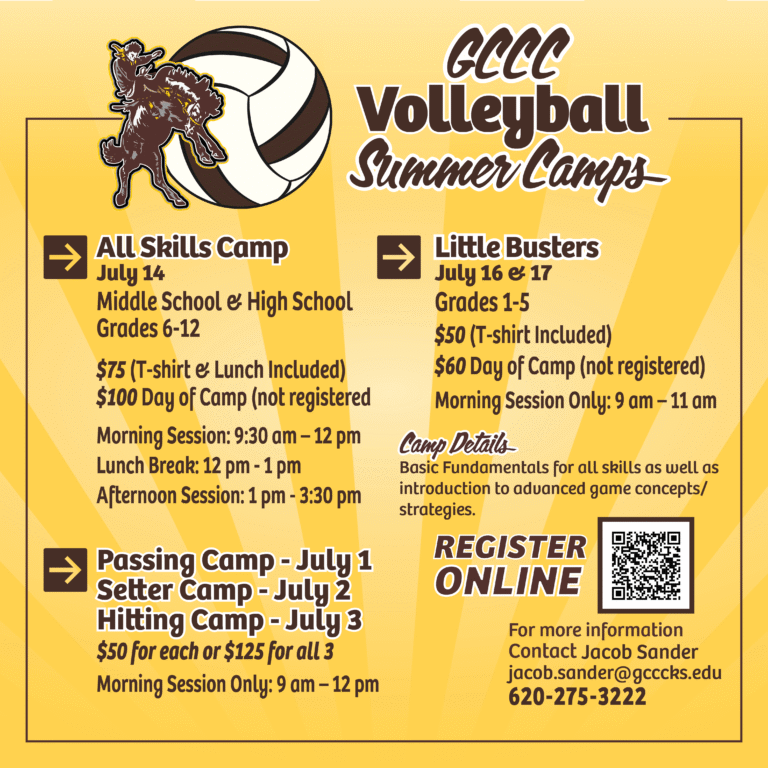 Summer volleyball camps scheduled at GCCC