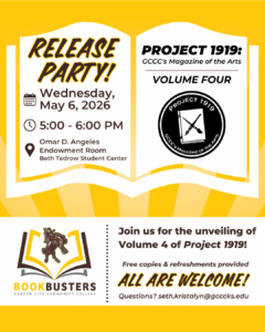 GCCC Bookbusters to host release party May 6
