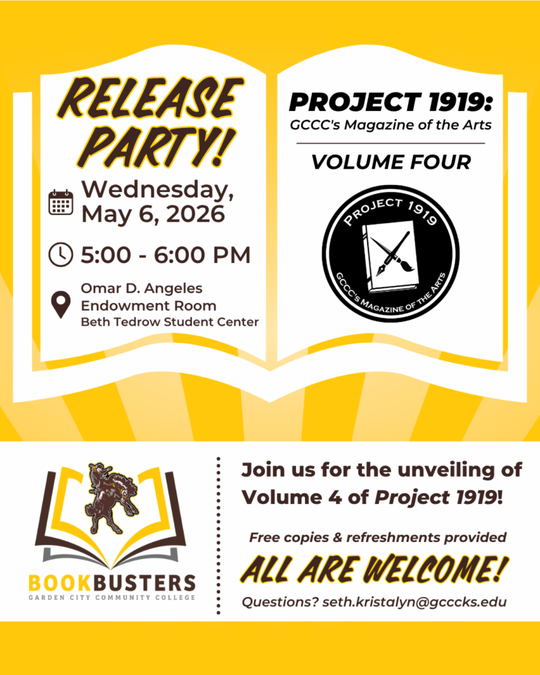GCCC Bookbusters to host release party May 6