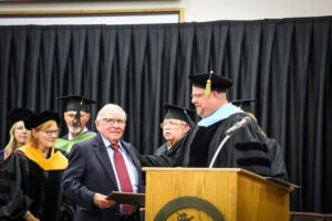 Dick Fankhauser awarded honorary associate degree at GCCC