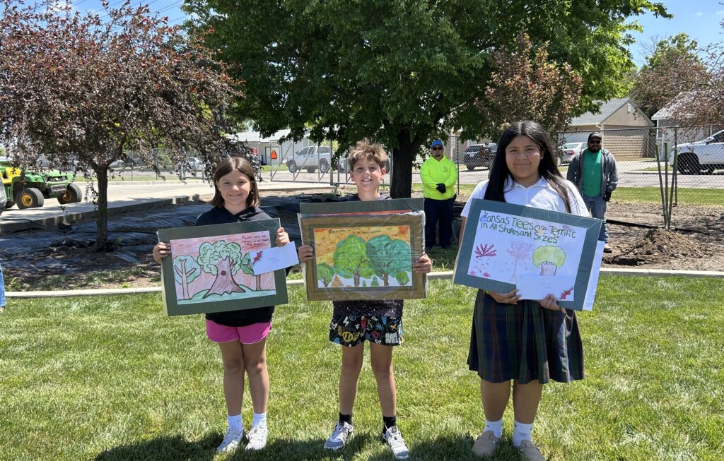 St. Dominic school fifth-grader wins Garden City Arbor Day poster contest