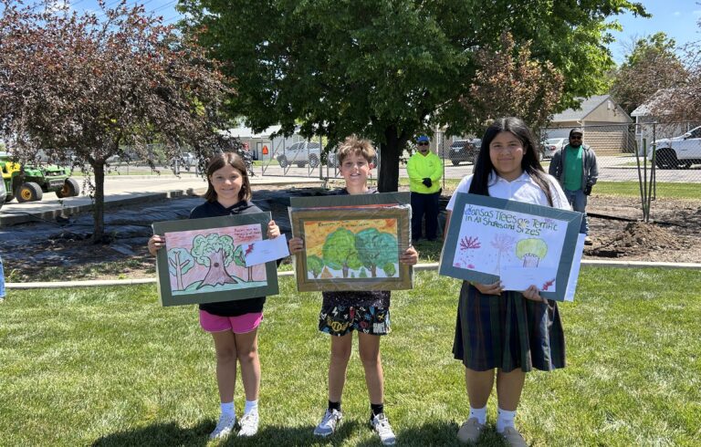 St. Dominic school fifth-grader wins Garden City Arbor Day poster contest