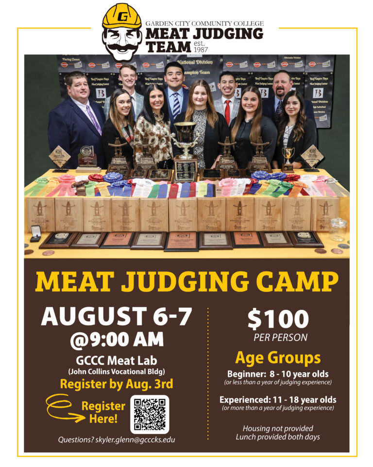 GCCC meat judging team to host summer camp