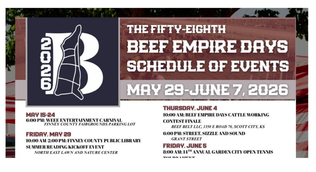 Beef Empire Days to celebrate beef industry starting today through June 7
