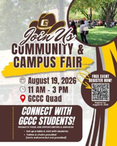 GCCC to host community & campus fair Aug. 19