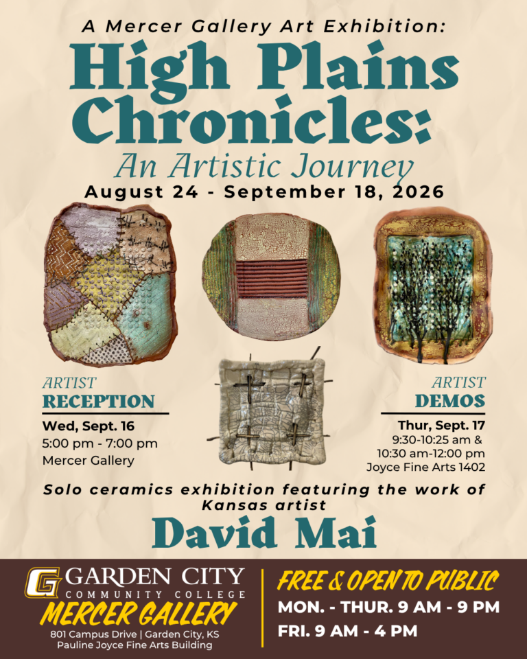Ceramics exhibition now open at GCCC’s Mercer Gallery