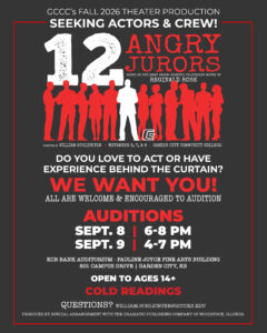 Open auditions announced for “12 Angry Jurors”