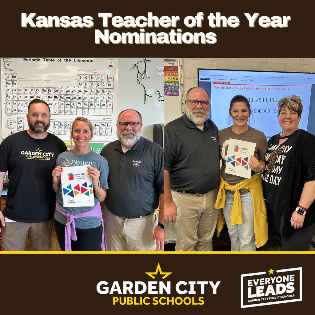 Garden City teachers nominated for Kansas Teacher of the Year